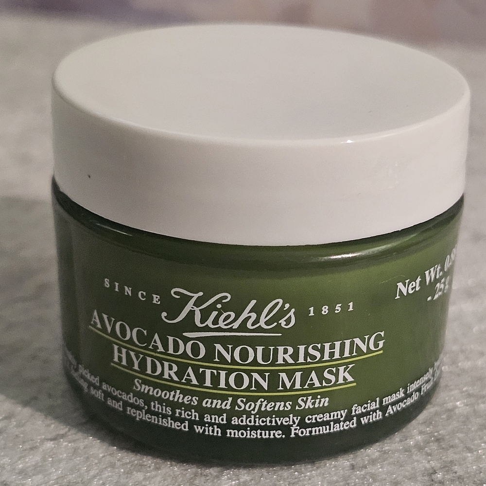 Kiehl's Avocado Nourishing Hydration Mask 25 g/ 0.88oz Smooths & Softens Skin